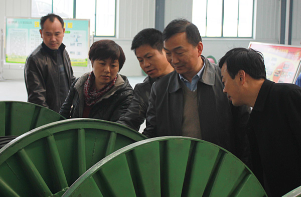 滁州市經(jīng)信委領導來安邦集團調研新項目建設情況(圖2)