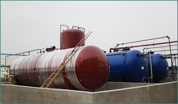 罐體、槽池保溫應(yīng)采用電伴熱帶做為發(fā)熱源(圖1)